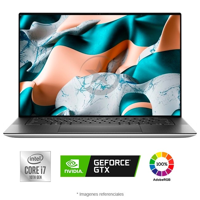 Laptop XPS 15-9500, i7-10750h, RAM 32GB SSD 1TB, Video 4GB GTX 1650Ti, LED 15.6 Ultra HD+4k tactil Wind 10 Home