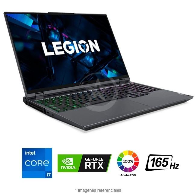 Laptop Legion 5i Gen 6, i7-11800H, RAM 16GB, SSD 1TB, Video 4GB RTX 3050Ti, LED 15.6 Full HD Wind 10 Home