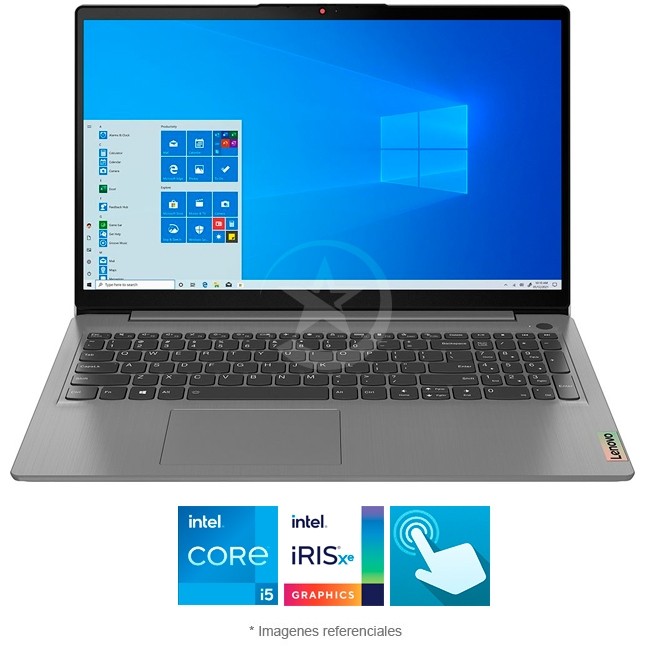 Laptop Lenovo IdeaPad 3 15ITL6 Touch Intel Core i5-1135G7 2.4GHz, RAM 12 GB, Sólido SSD 256GB PCIe, LED 15.6" Full HD Táctil, Windows 11 Home