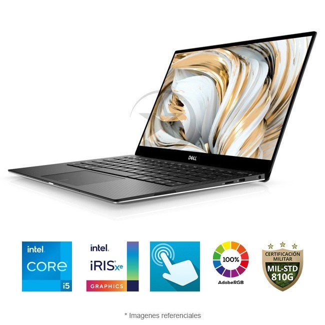 Ultrabook Dell XPS 13 9305 Intel Core i5-1135G7 2.4GHz, RAM 8Gb, Sólido SSD 512 GB PCIe, Gráficos Intel® Iris Xe, Pantalla LED 13.3\" InfinityEdge Full HD, Windows 10 Home