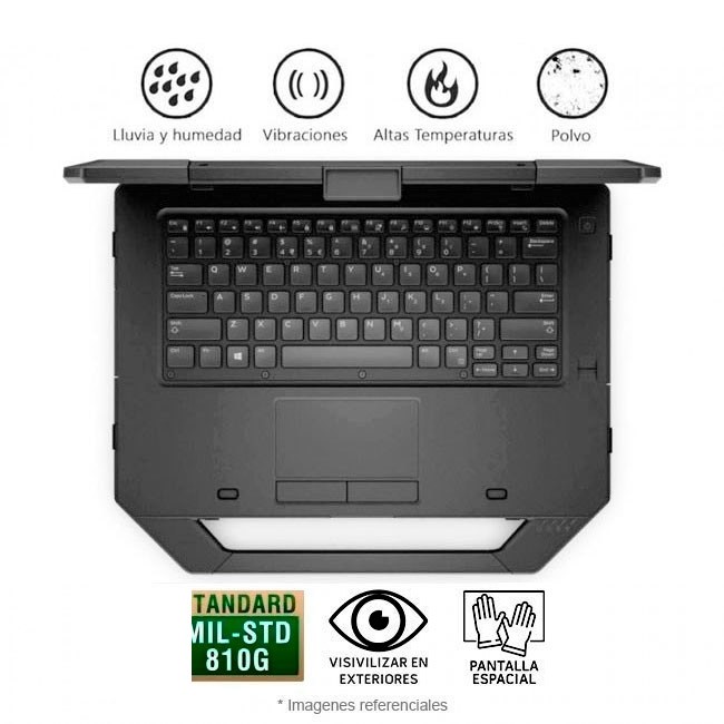 Laptop Dell Latitude 14 5404 RUGGED (Robustecida - Industrial ) Intel Core i5-4310U 2.0GHz, RAM 16GB, Sólido SSD 1TB, Video 2GB Nvidia GT 720, Pantalla 14" HD, Windows 10 Pro - Remanufacturado