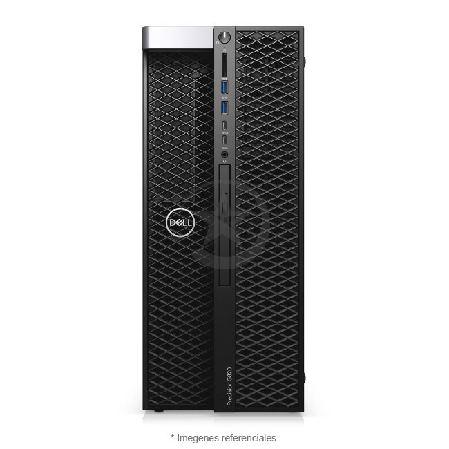 PC Dell WorkStation Precision 5820 Tower, Intel Xeon W-2195 Hasta 4.3 GHz, RAM 128GB-ECC, SSD 2TB, 24 GB NVIDIA Quadro RTX A5000, 950W, Windows 11 Pro