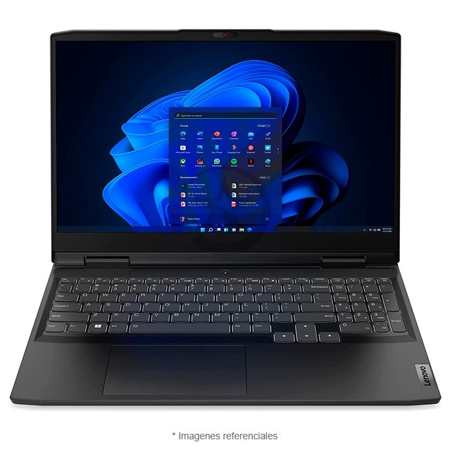 Laptop Lenovo Ideapad Gaming 3 16IAH7, Core i7-12650H 3.5GHz, RAM 16GB, Sólido SSD 512GB, Video 6 GB NVIDIA RTX 3060, LED 16" WUXGA a 165Hz, Windows 11 Home