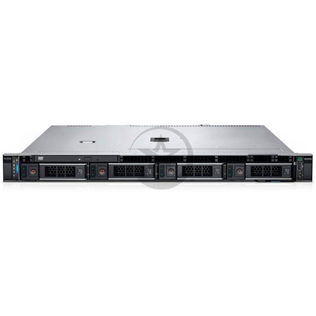 Servidor DELL PowerEdge R250 (1U) Rack, Intel Xeon E-2324G 3.1 GHz, RAM 16GB, HDD 4TB, PERC-H335, Puerto Dual LAN Gigabit 1Gb LOM