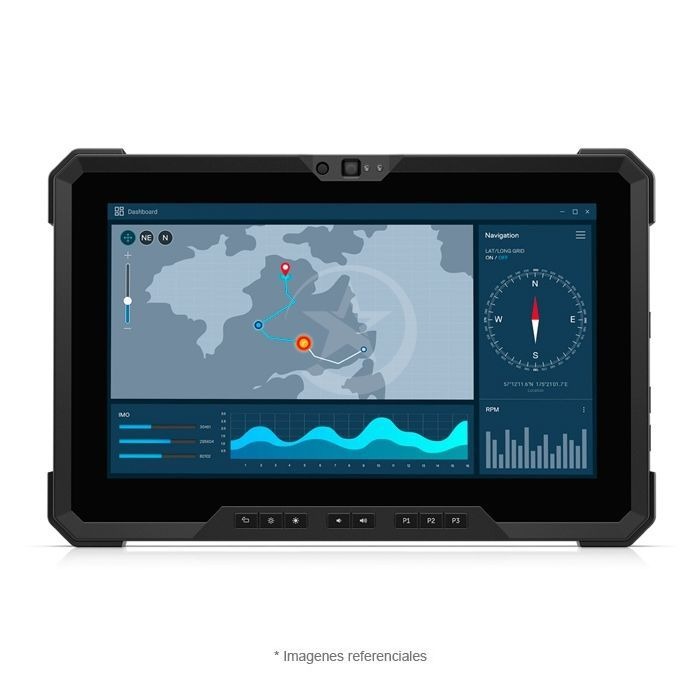 Tablet Dell Latitude 7220 Rugged Extreme, Intel Core i5-8365U Hasta 4.1 GHz, RAM 8GB, SSD 256GB, GPS NEO-M8, LED 11.6" Full HD Touch con 1000 nits, Windows 10 Pro - REMANUFACTURADO