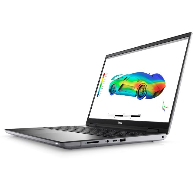 Laptop Dell Workstation Precision 7670, Intel Core i7-12850HX Hasta 4.8 GHz, RAM 32GB, SSD 512GB, Video 8GB NVIDIA Quadro RTX A2000, LED 16" FHD+, Windows 11 Pro