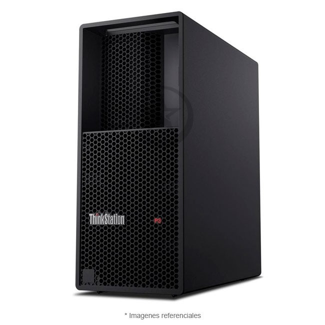 PC Workstation Lenovo ThinkStation P3 Tower, Intel Core i9-14900 Hasta 5.8 GHz, RAM 64GB, SSD 1TB, 16GB NVIDIA Quadro RTX A4000, Windows 11 Pro