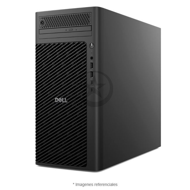 PC Workstation Dell Pro Max Torre T2, Intel Core Ultra 7 265 Hasta 5.3 GHz, RAM 32GB, SSD 1TB, 20GB NVIDIA RTX 4000 ADA, Windows 11 Pro