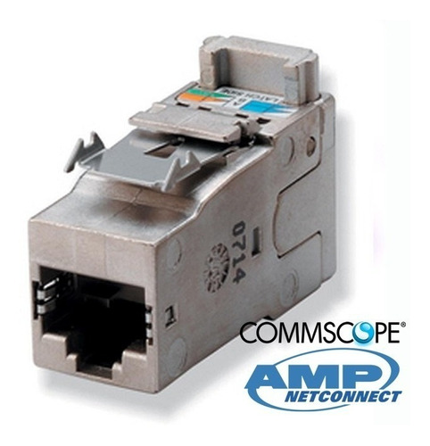 Jack RJ45 SLX AMP CommScope Cat 6A Blindado ( 12153449-x )