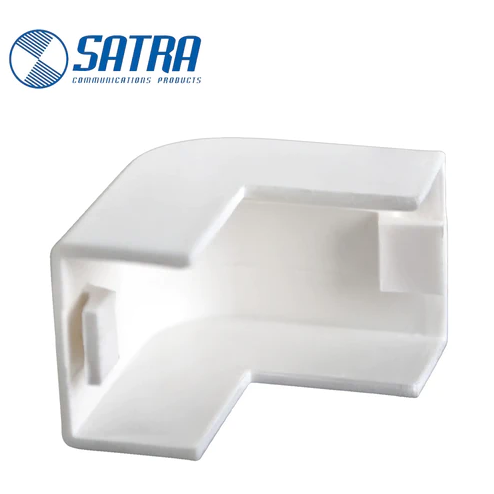 Canaleta pared 39x19 blanco SATRA con Adhesivo capacidad 10 cables