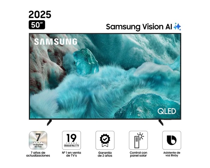 Televisor Samsung Smart TV 50" QLED 4K UHD QN50Q7FAAGXPE