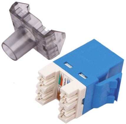 Jack Modular Rj-45 Cat 6 Sl Color Azul Commscope