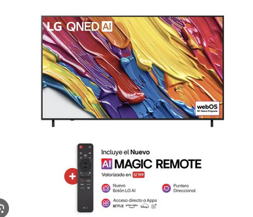 Televisor LG Smart TV 55" LED 4K 55QNED73ASA