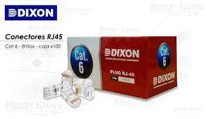 CONECTOR RED RJ45 DIXON CAT 6 8-Hilos (CAJAX100)