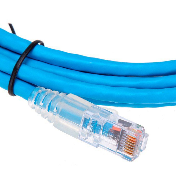 Patch Cord UTP AMP CommScope Categoria 6 de 2.1 mts ( 1859247-7 ) Azul / Rojo