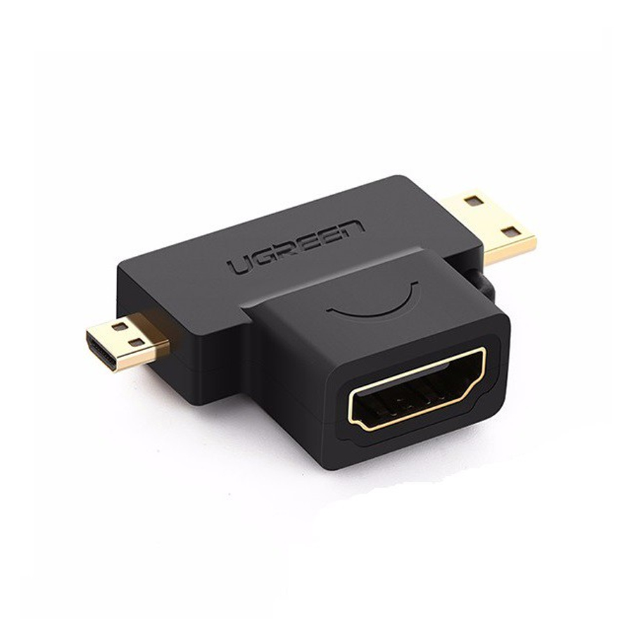 Adaptador Mini/Micro HDMI macho a HDMI hembra - HD129 (20144)