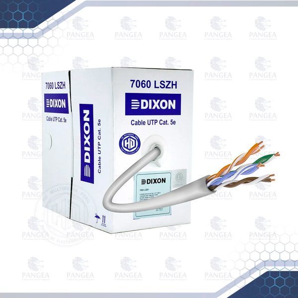 CABLE UTP DIXON CAT.5E 4Px25AWG 305MTS (PN:7060/25LSZH)