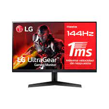 MONITOR LG LED GAMING 27" IPS UHD 1MS GTG 144HZ