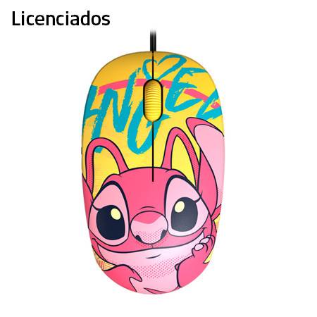 MOUSE LICENCIADO XTECH STITCH USB 1200 DPI LIGERO 68GR YELLOW (XTM-D406ST-YL)