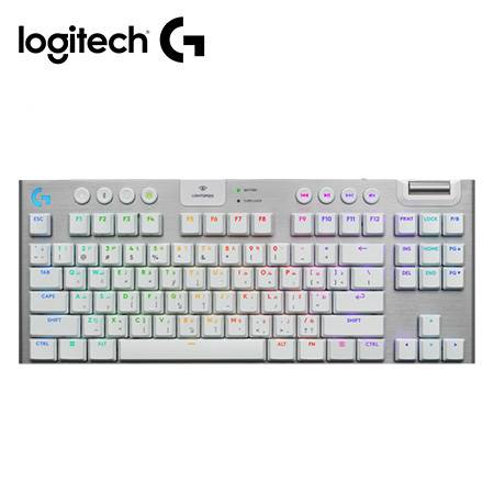 TECLADO LOGITECH G915 X TKL LIGHTSPEED/ BT LIGHTSYNC RGB / KEYCONTROL WHITE (920-012732)