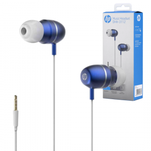 AUDIF IN-EAR HP AJUSTE VOLUMEN Y MICROF DHH-3112 AZUL