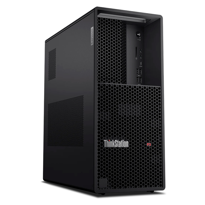 workstation lenovo thinkstation p3 tower, core i7-14700, 5.4 ghz, 16gb udimm ddr5-440