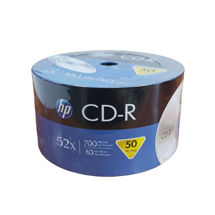 CD-R GRABABLE HP  CONO X 50 UNID.  700MB  52X