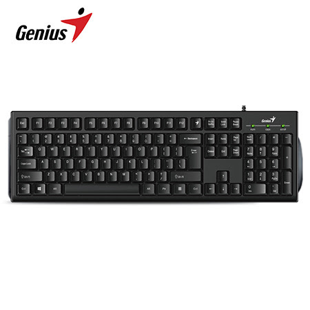 TECLADO GENIUS SMART KB-100 AI COPILOT USB SP BLACK (31300005401)