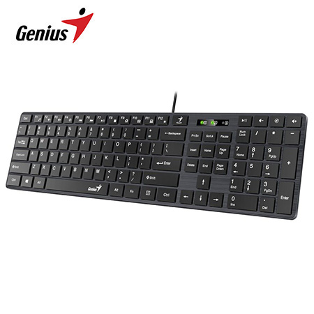 TECLADO GENIUS SLIMSTAR 126 USB ULTRA COMPACTO