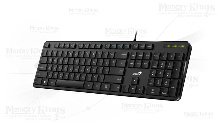 TECLADO GENIUS SLIMSTAR M200 USB BLACK