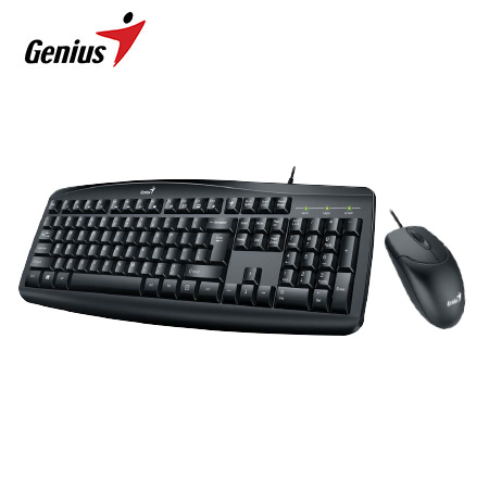 TECLADO+MOUSE GENIUS KM-200 USB Int|Multimedia