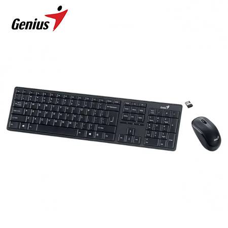 TECLADO GENIUS + MOUSE SLIMSTAR 8230 WIRELESS/BLUETOOTH MULTIMEDIA BLACK (31340015407)