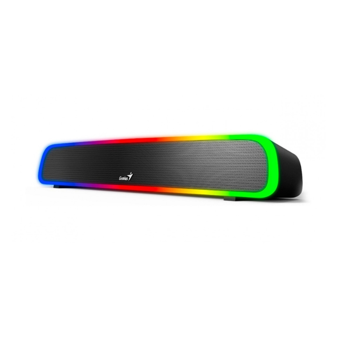 PARLANTE GENIUS SOUND BAR 200BT 4W RGB BT/ LINE-IN USB POWER BLACK (31730045400)