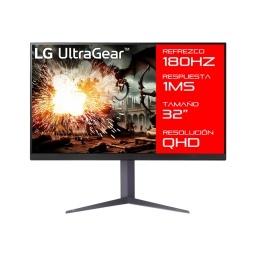 LG ULTRAGEAR 32GS75Q-B 31.5 QHD 2560x1440 1MS 180HZ IPS GAMING MONITOR HDMI2.0 DP1.4 HDR10 HAS VESA 3 YEARS WARRANTY