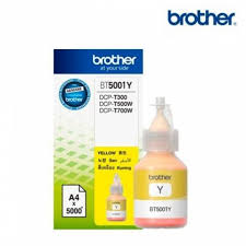 TINTA BROTHER BT5001Y YELLOW - DCP-T300 / DCP-T500W / DCP-T700W