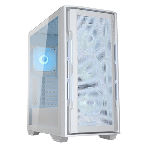COUGAR CGR-5C78W-RGB Carcasa para computdora - Mini ITX, Micro ATX, Micro BTX, ATX, EATX, SSI CEB Placa base admitida - Media Torre - 4 x 120mm Fan(s) Installed - 6 x Ventilador(es) admitido - 2 x Compartimiento interno 3.5" - 3 x Compartimiento interno 2