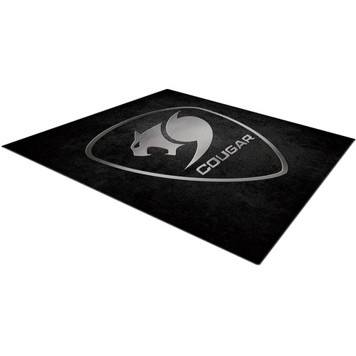 COUGAR COMMAND Alfombra para piso para Silla - 1100mm Longitud x 1100mm Ancho x 4mm Grosor - Material/Tejido, Caucho natural