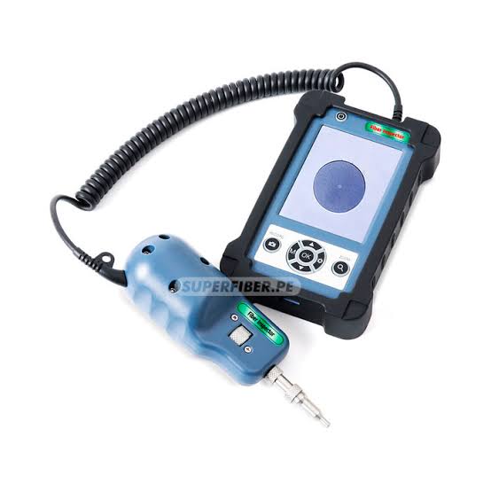 MICROSCOPIO CON PANTALLA LCD 3.5" PARA INSPECCION DE CONECTORES FO 400X (ACCESORIOS HEMBRA Y MACHO PARA SC/UPC Y LC/UPC) (EQUIPO PARA FIBRA OPTICA)