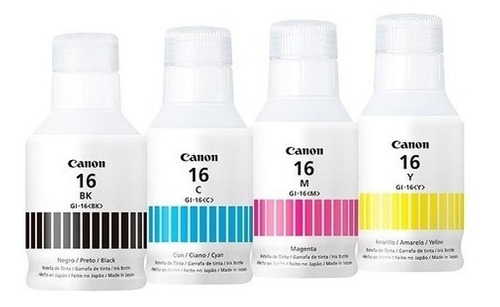 TINTA CANON GI-16 BK C M Y MEGA KIT