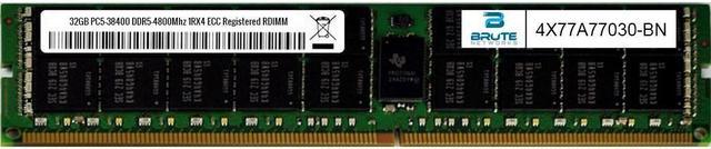memoria lenovo thinksystem 32gb truddr5-4800mhz (1rx4) 10x4 rdimm[@@@]compatible con 