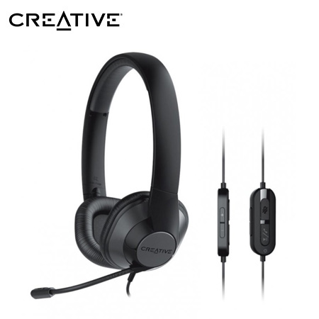 AUDIFONO C/MICROF. CREATIVE HS-720 V2 USB-A 30MM MICROMONITORIZACI? NOISE-CANCELLING MUTE LIGERO 135G BLACK (51EF0960AA000)
