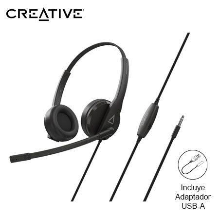 AURICULAR CREATIVE HS-230 Cancelacion de Ruido USB