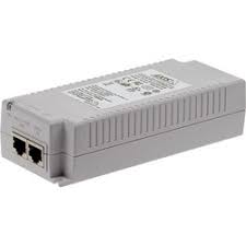 AXIS T8134 60 W Midspan - Inyector PoE 60 watts, hasta 2 veces IEEE 802.3at, 10/100/1000 Mbps, 100 a 240 VAC