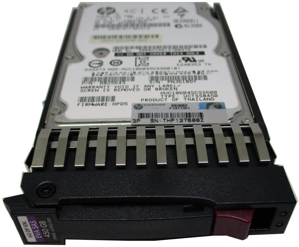 DISCO DURO HP 450-GB 6G 10K 2.5 SAS P6000 EVA 613921-001