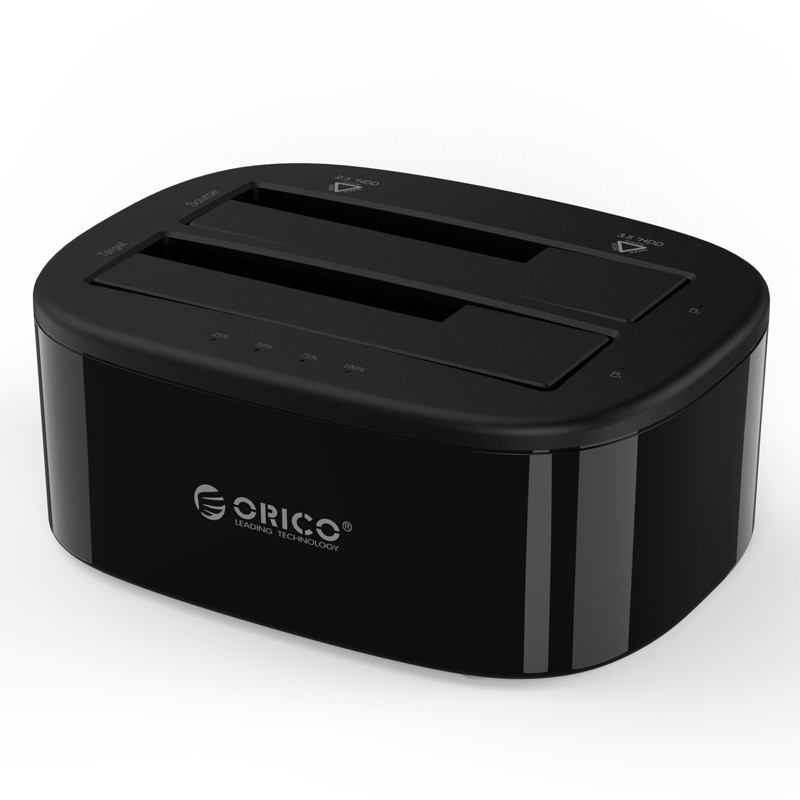 DOCKING STATIONS USB 3.0 PARA 2.5 -3.5 Y SOLIDOS DE DOBLE BAHIA CLONADOR ORICO 6228US3-C