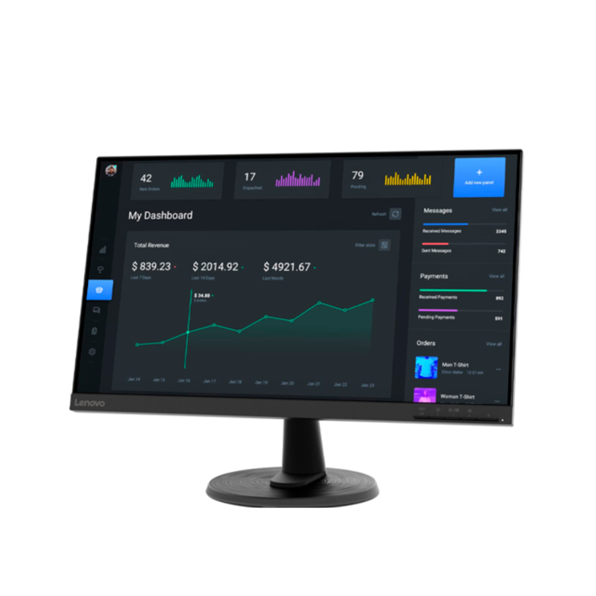 MONITOR LENOVO C24-40 VA 1920X1080 23.8" 75HZ HDMI