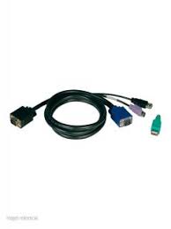 Tripp Lite series P780-006 1.83m Cable KVM - 1 - Cable for Conmutador KVM, Teclado - Apantallado - Negro