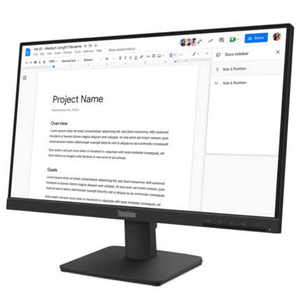 MONITOR LENOVO THINKVISION S22-4E FULL HD PS 21.5 100HZ/ HDMI/ VGA