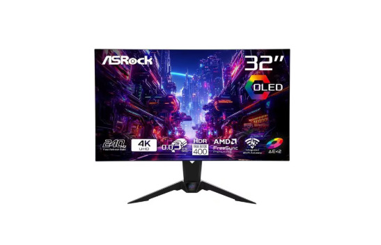 Asrock MONITOR PGO32UFS 31.5 4K UHD 240HZ WOLED
