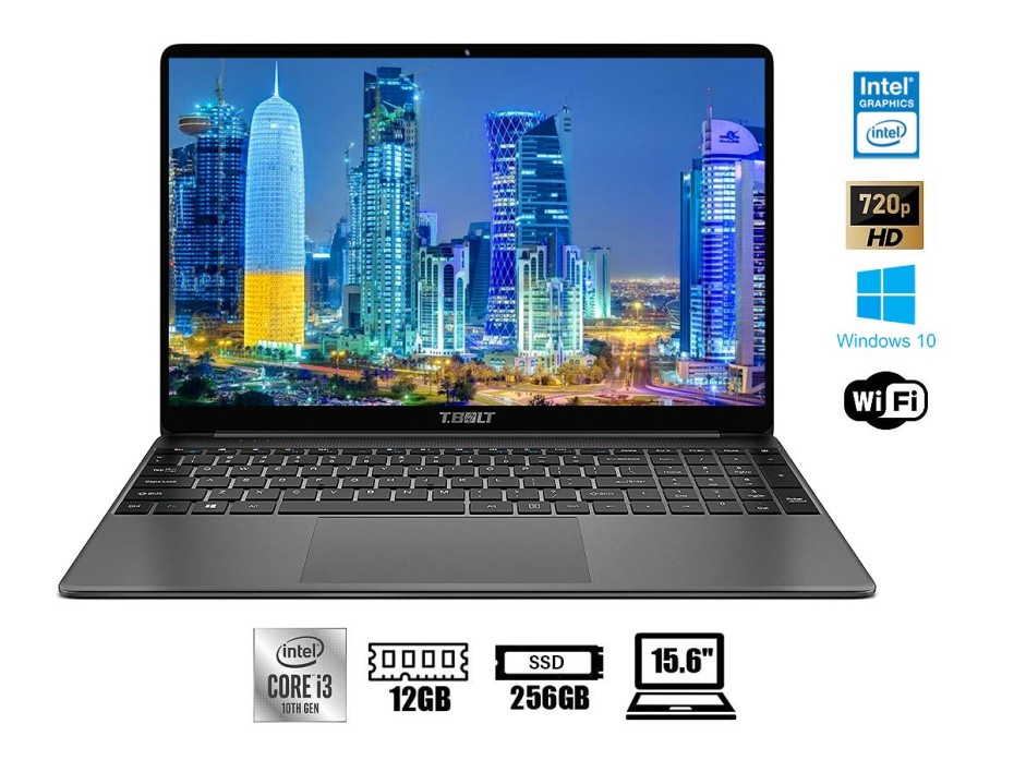 LAPTOP TECLAST CORE I3 1005G1 TB04 F15 PRO, PANTALLA 15.6 PULGADAS HD, RAM 12GB, DISCO SOLIDO SSD 256GB, WINDOWS 10 (6940709683439)